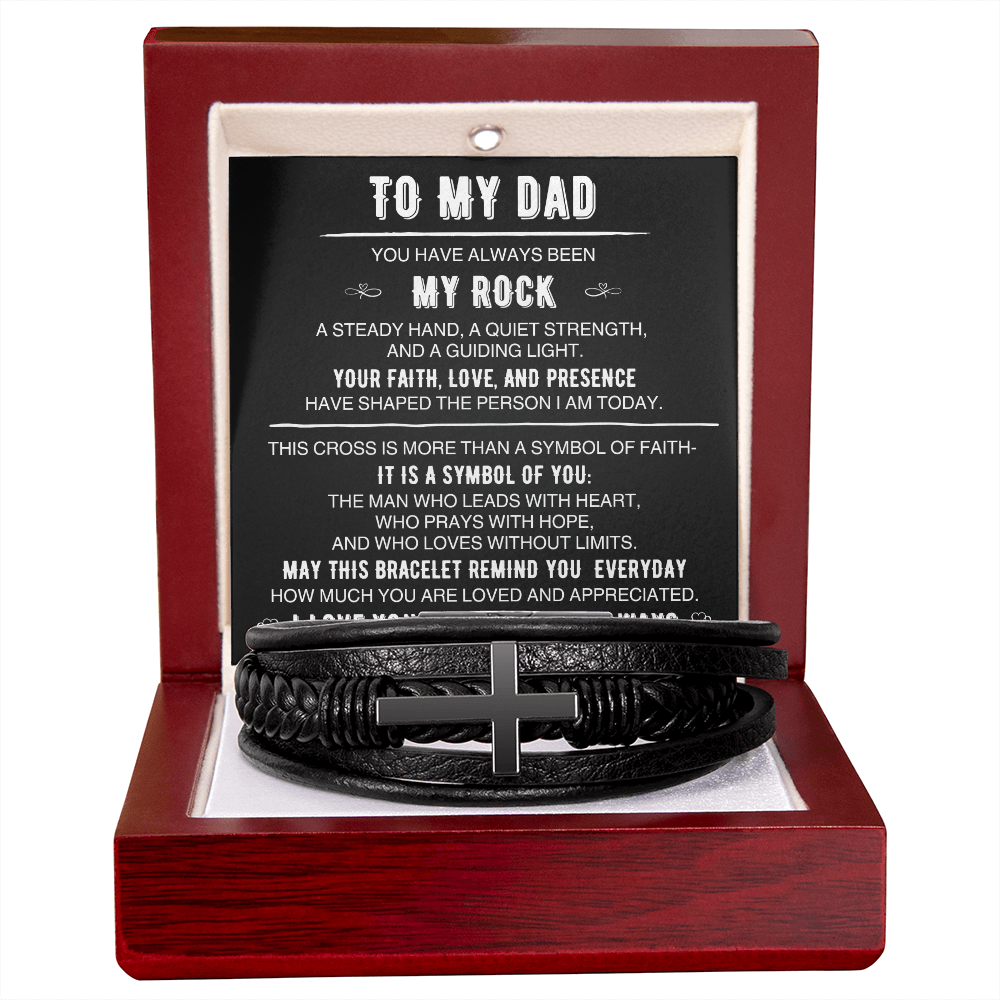 Cross Bracelet For Dad