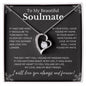 To My Beautiful Soulmate | Forever Love Necklace