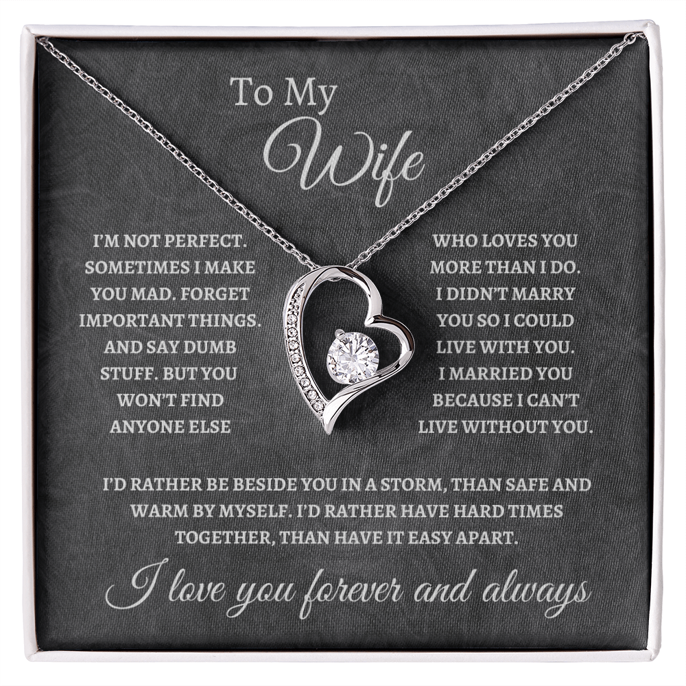 Forever Love Necklace for Your Wife