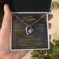 To My Daughter Forever Necklace from Dad