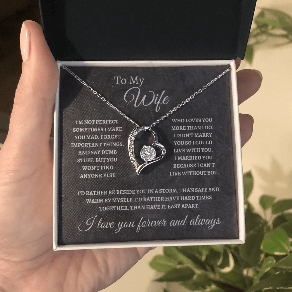 Forever Love Necklace for Your Wife