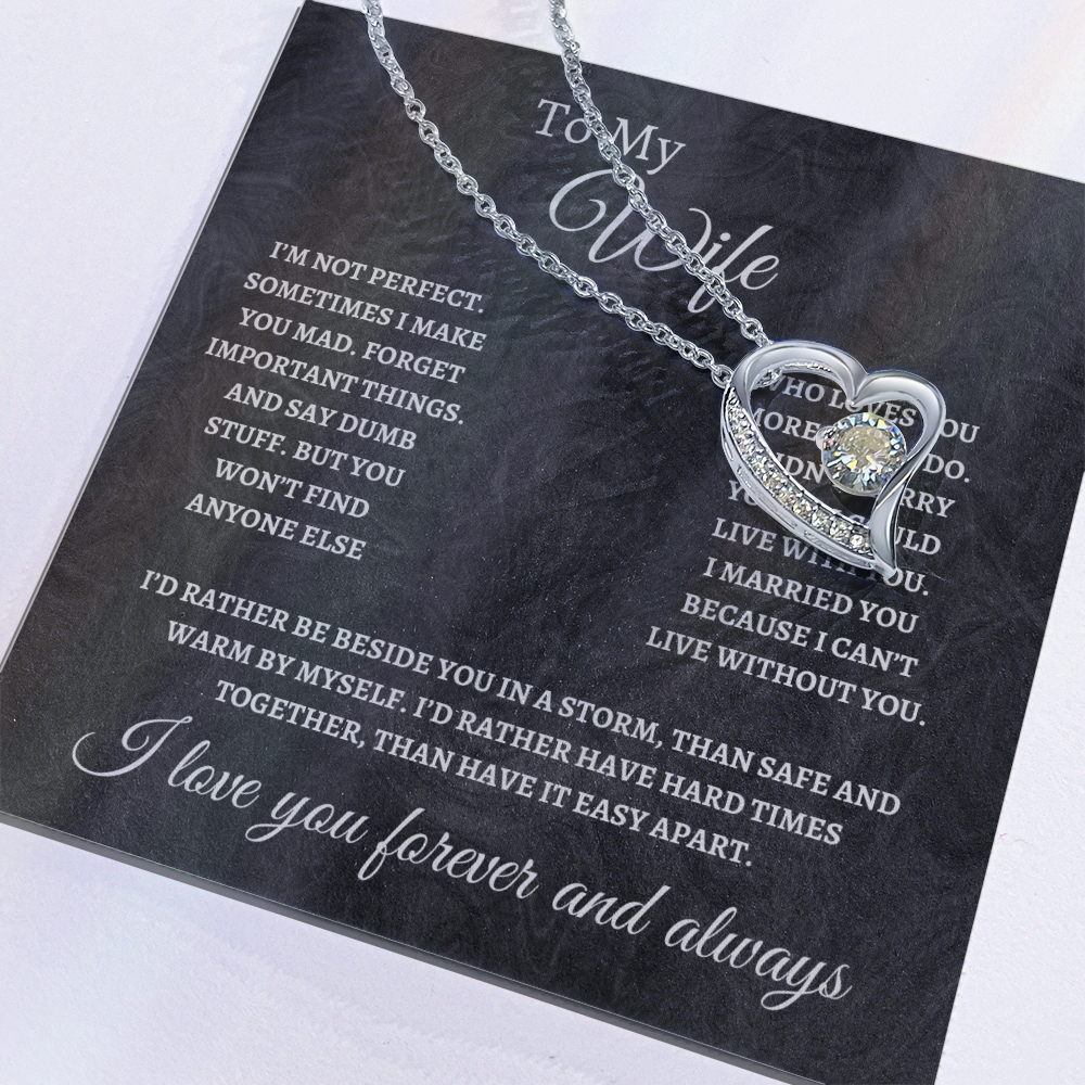 Forever Love Necklace for Your Wife