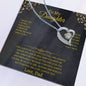 To My Daughter Forever Necklace from Dad
