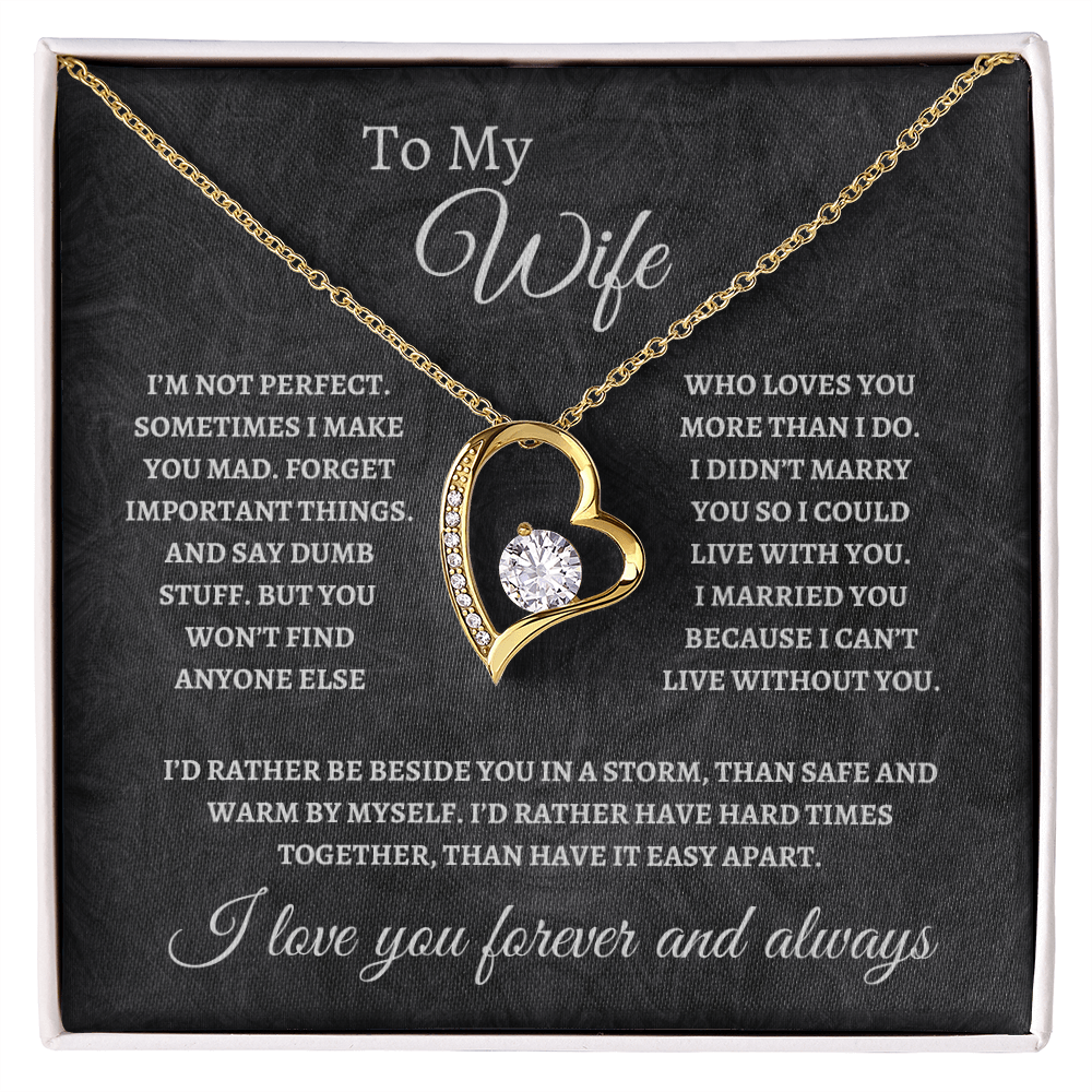 Forever Love Necklace for Your Wife