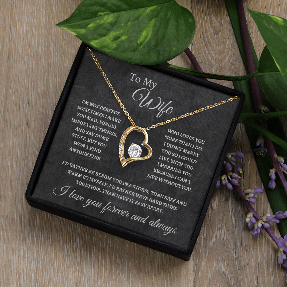 Forever Love Necklace for Your Wife