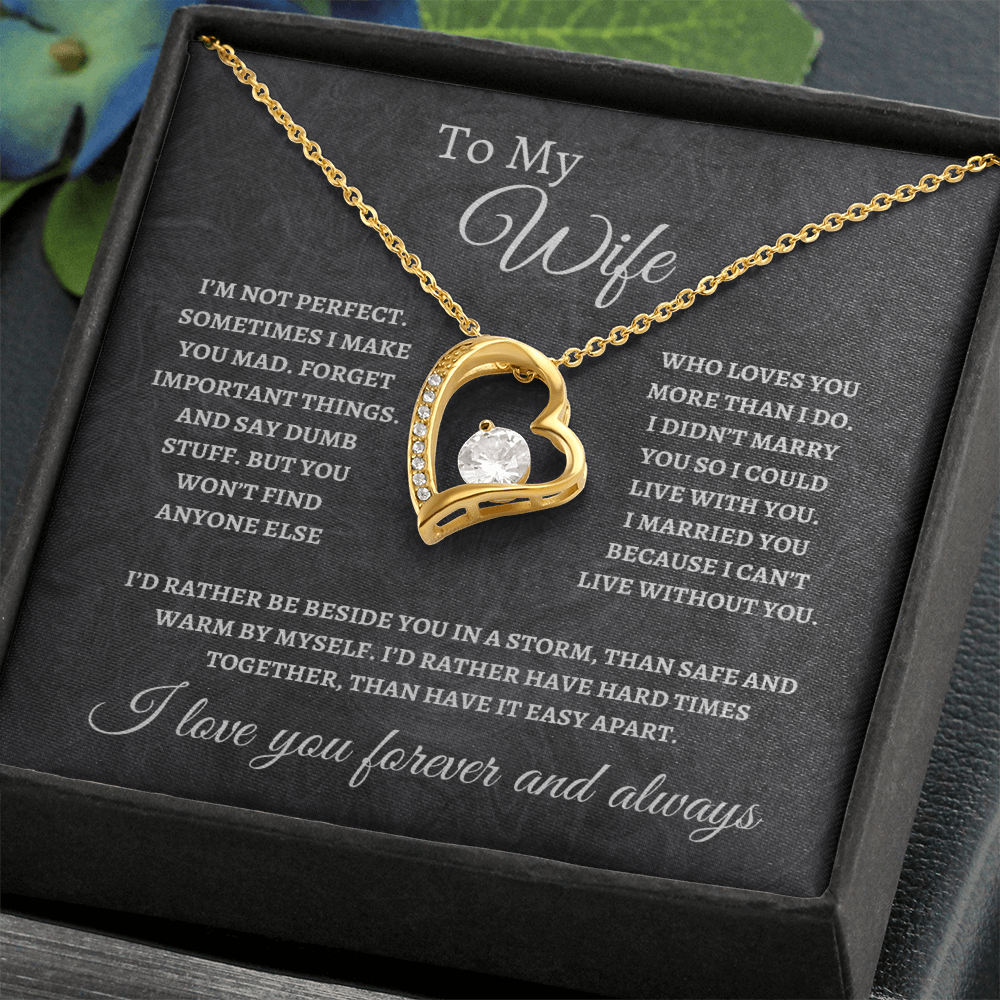 Forever Love Necklace for Your Wife