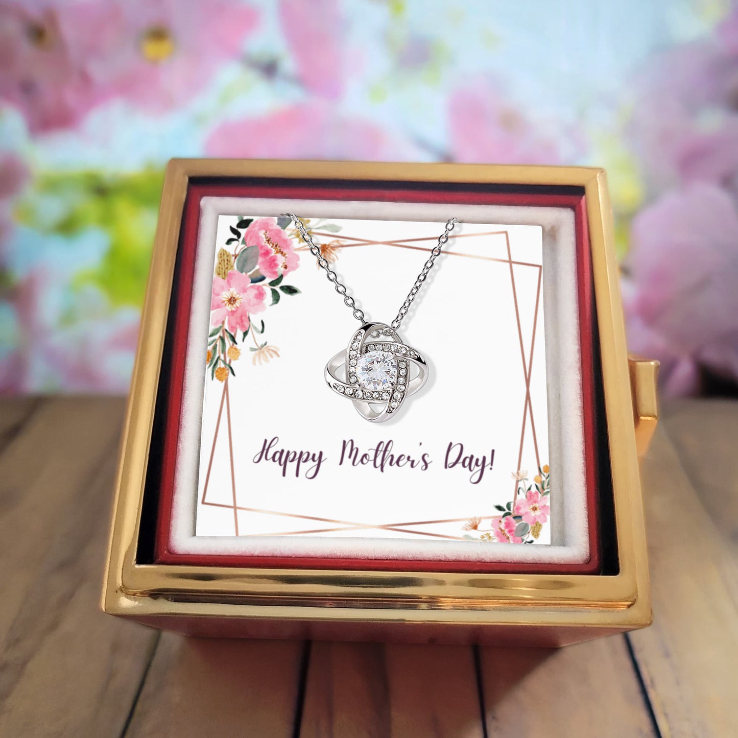 Love Knot with Rose Box for Mother's Day