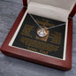 To My Daughter Crown Pendant Necklace