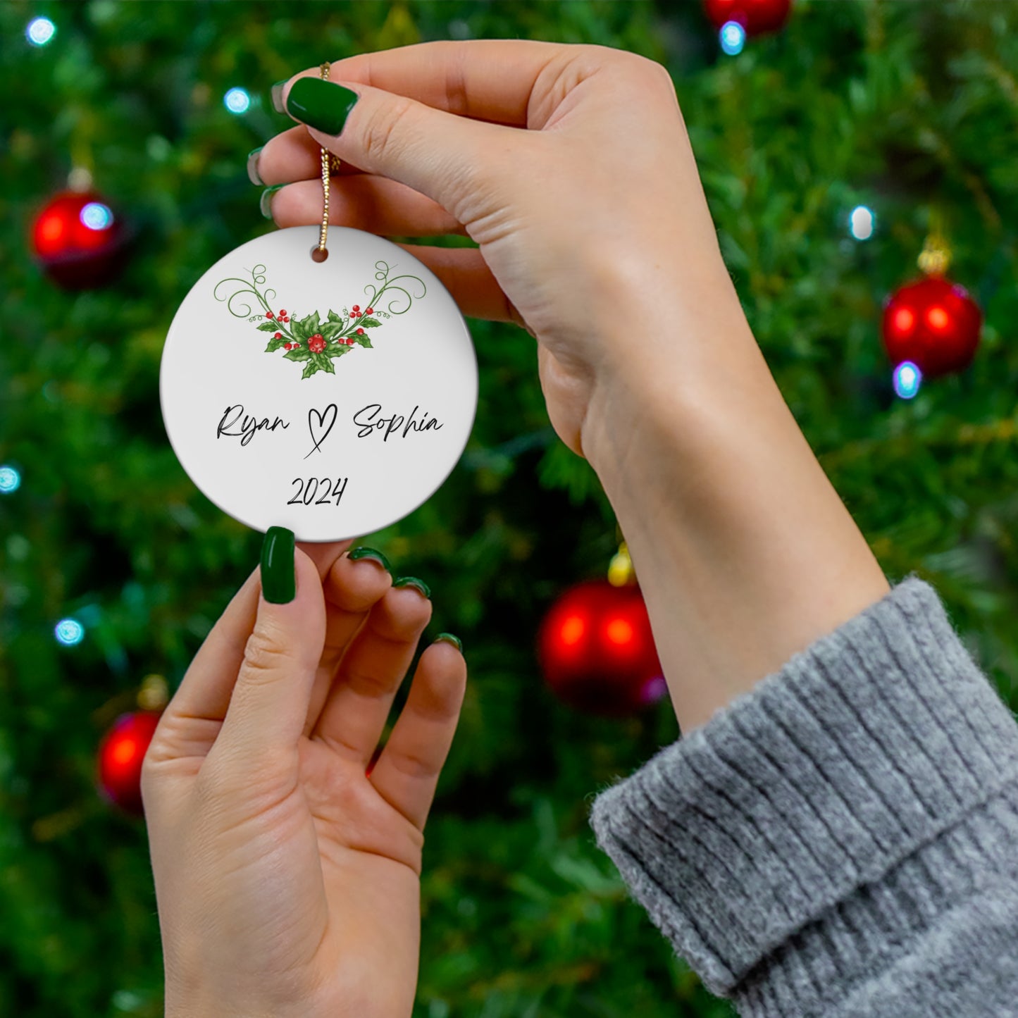 Personalized Ceramic Ornament