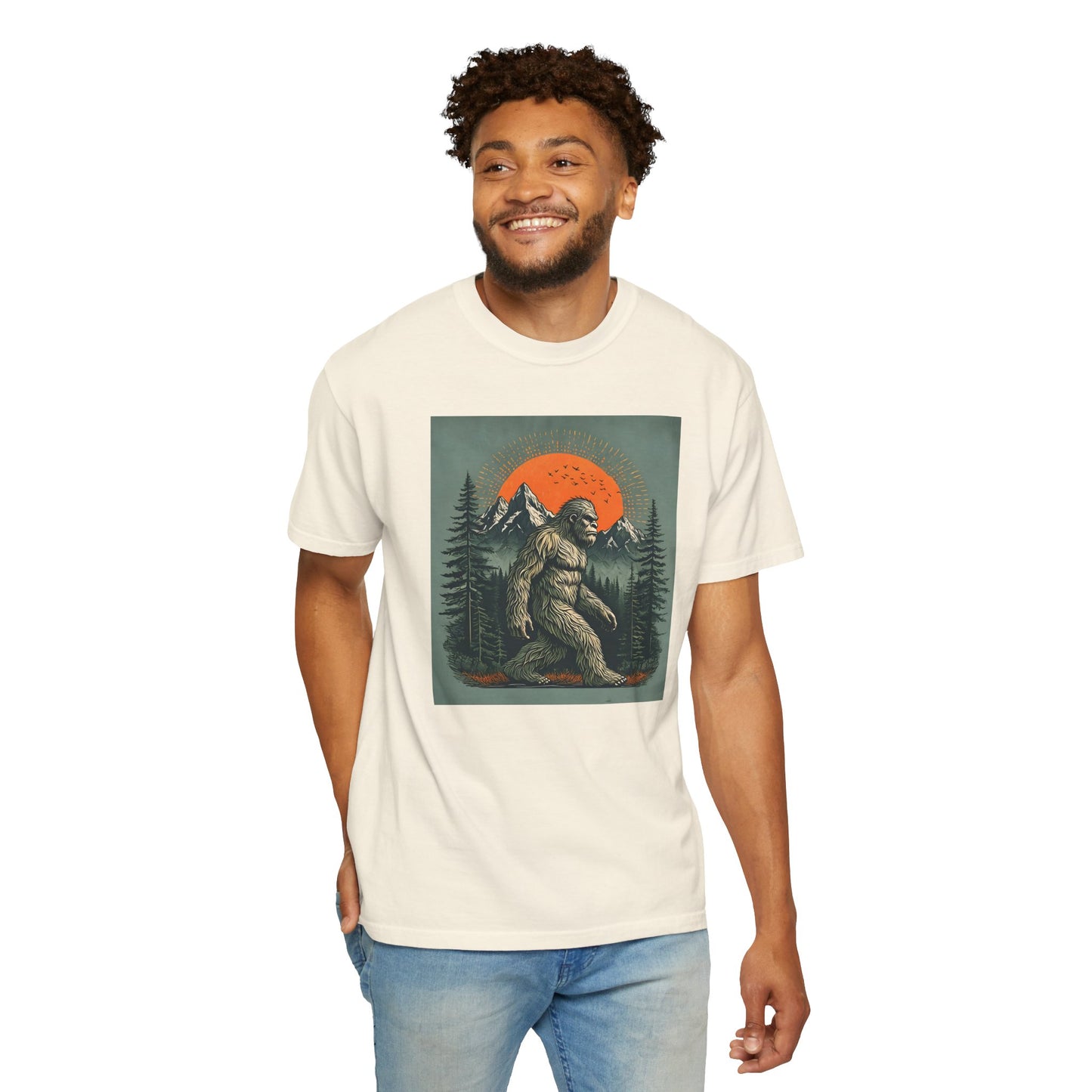 Yeti in the Woods-T-shirt