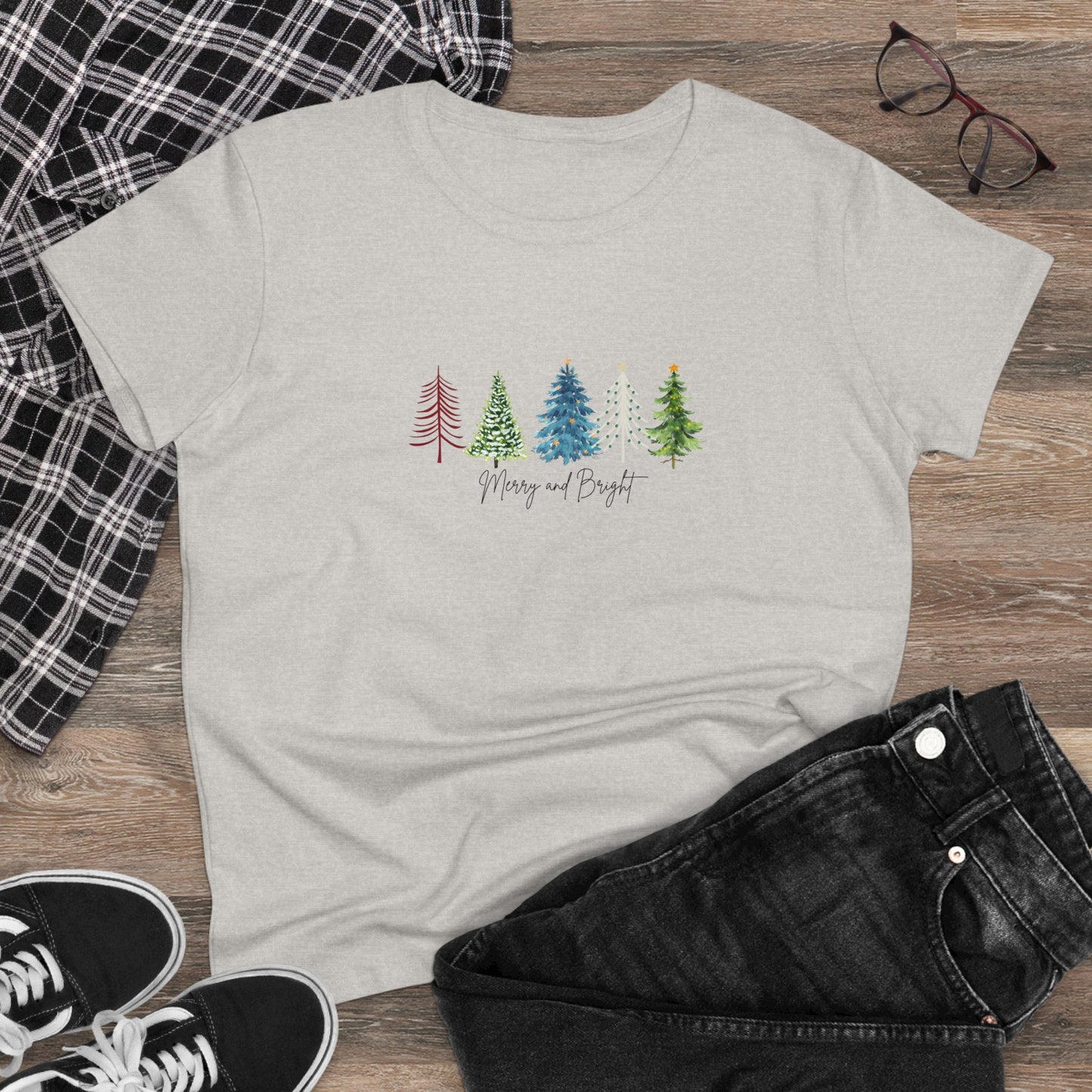 Merry and Bright Christmas Tee