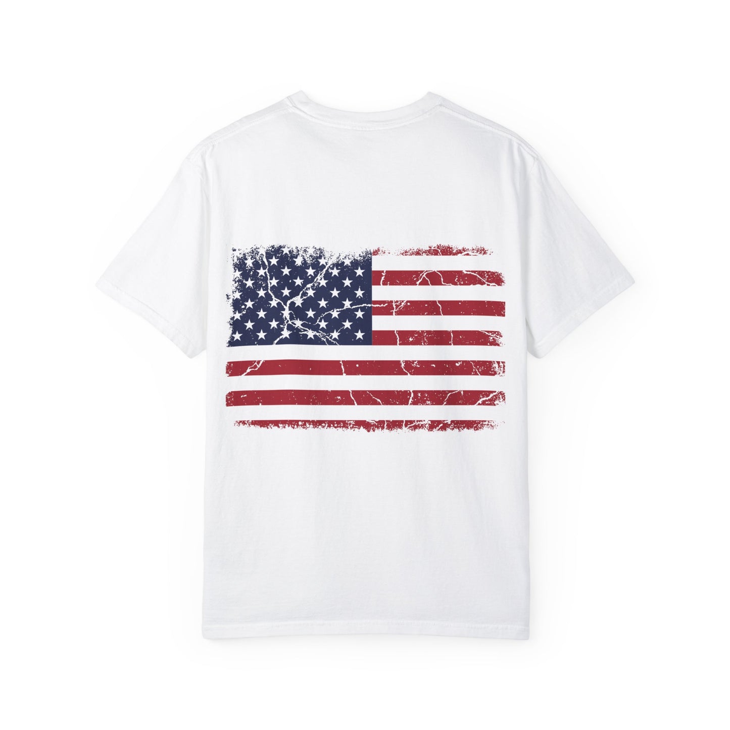 Distressed US Flag Patriotic Tee