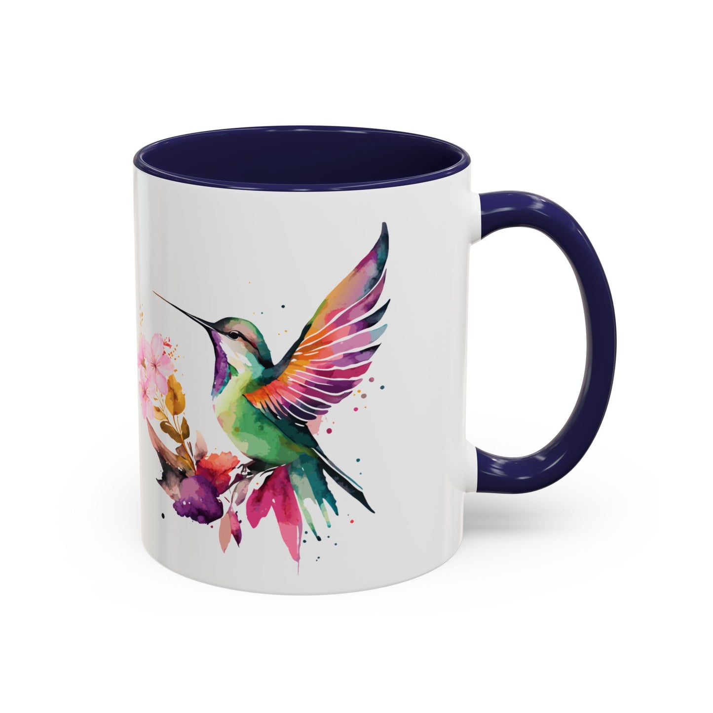 Coffee Mug - Waterflower Hummingbird  Design