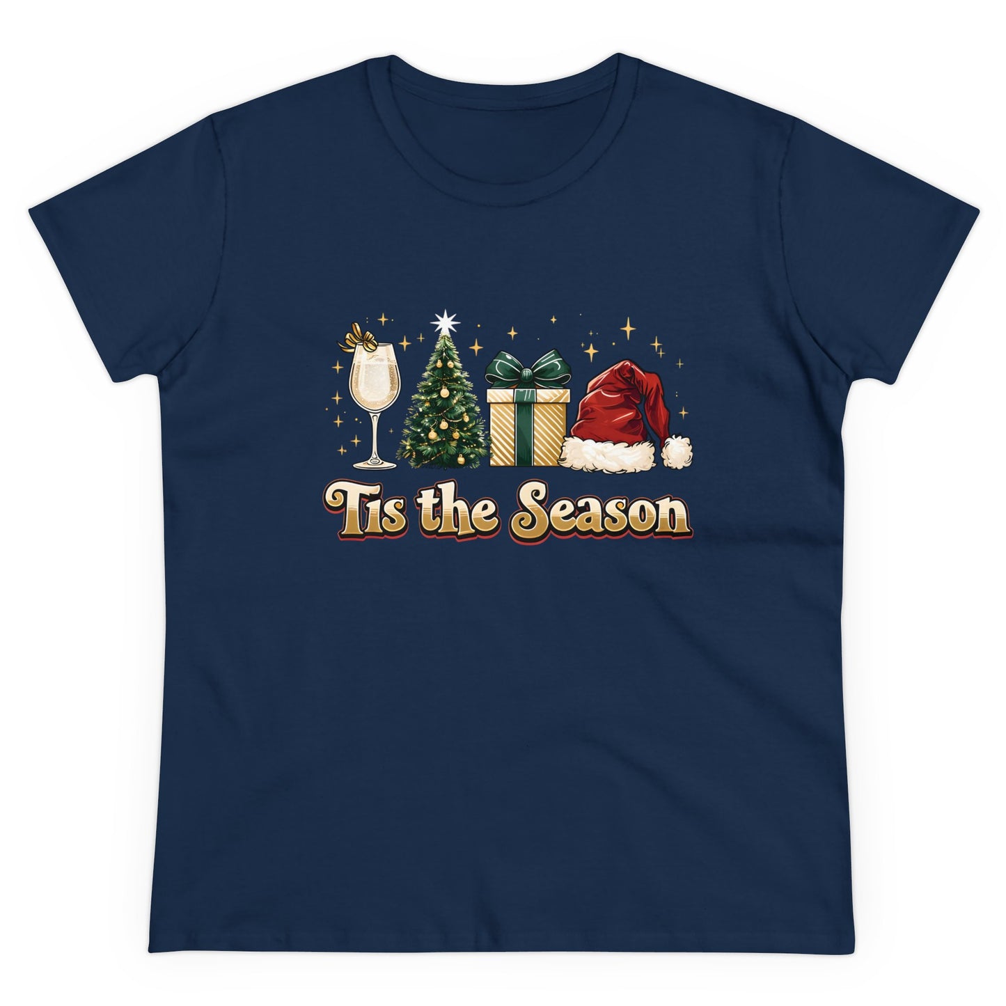 Christmas White Wine Tee