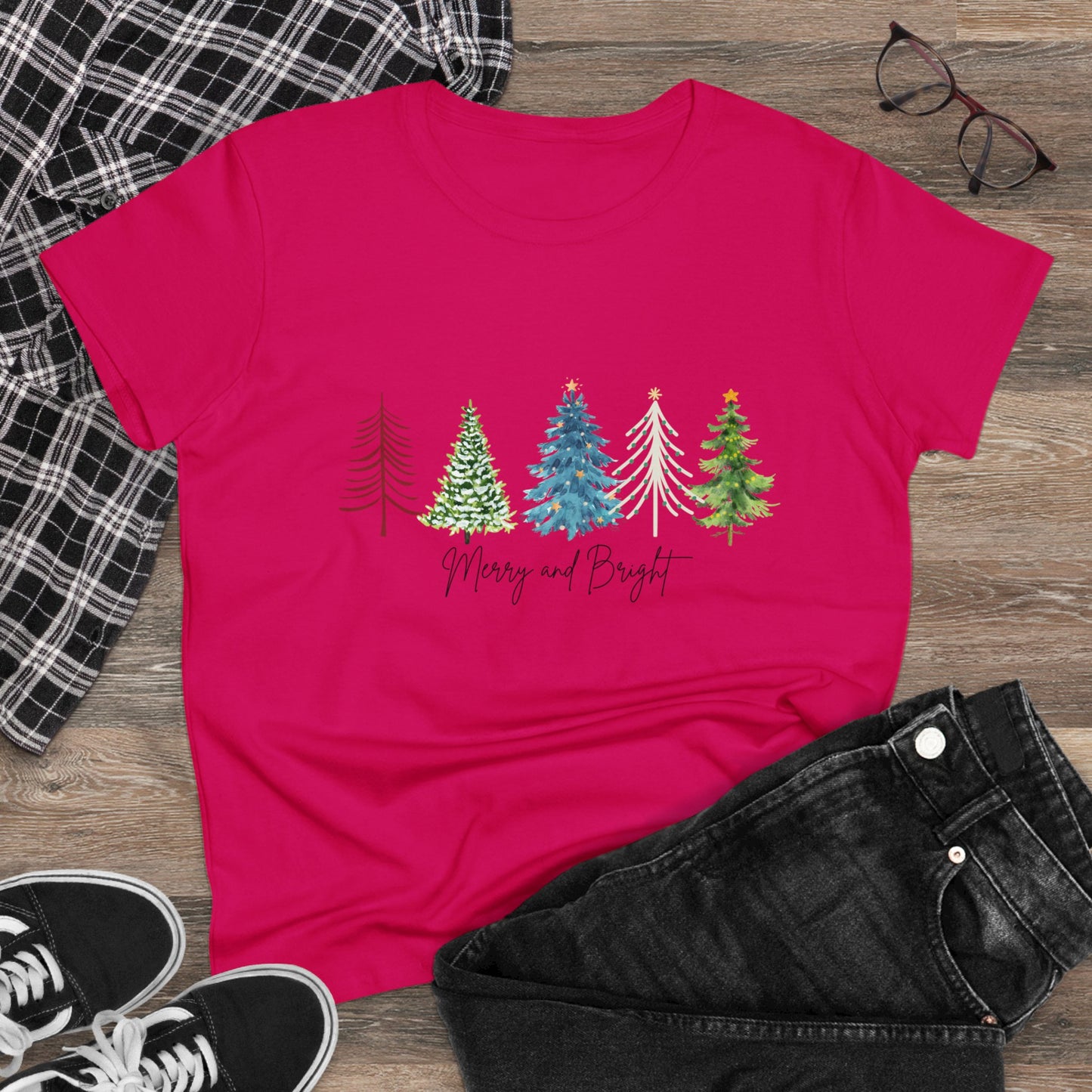 Merry and Bright Christmas Tee