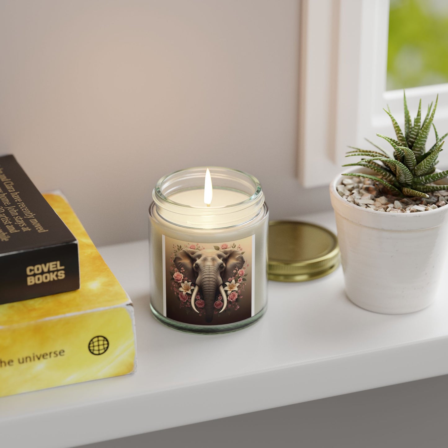 Scented Candle Elephant Design