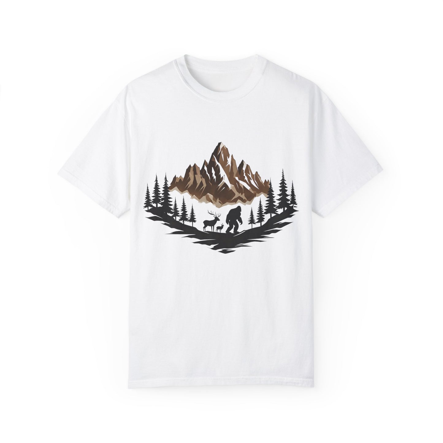 Yeti and Deer T-Shirt Design