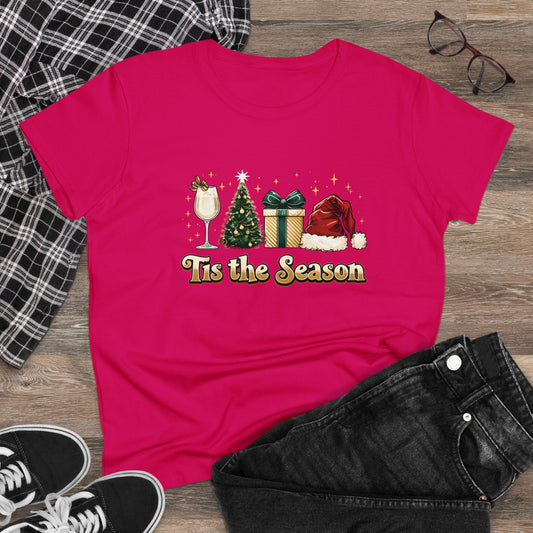 Christmas White Wine Tee