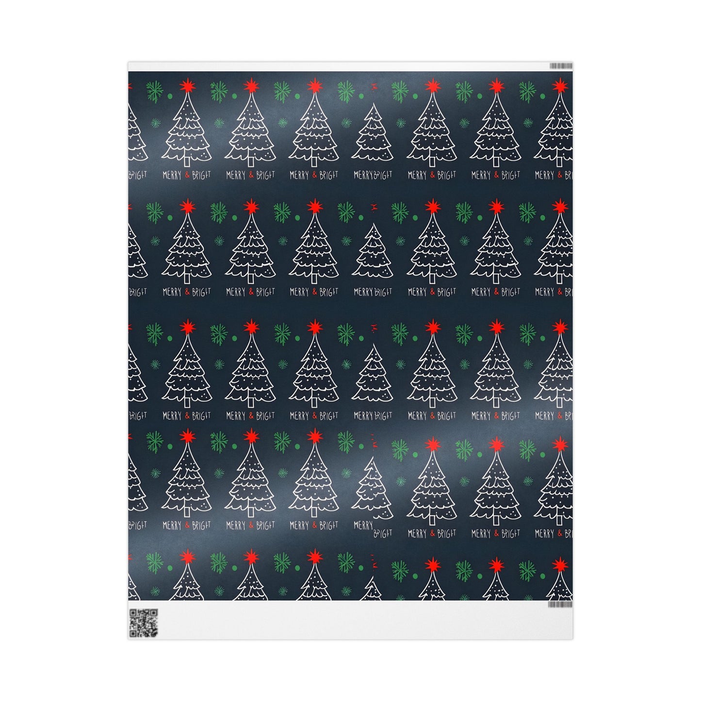 Merry and Bright Christmas Wrapping Papers