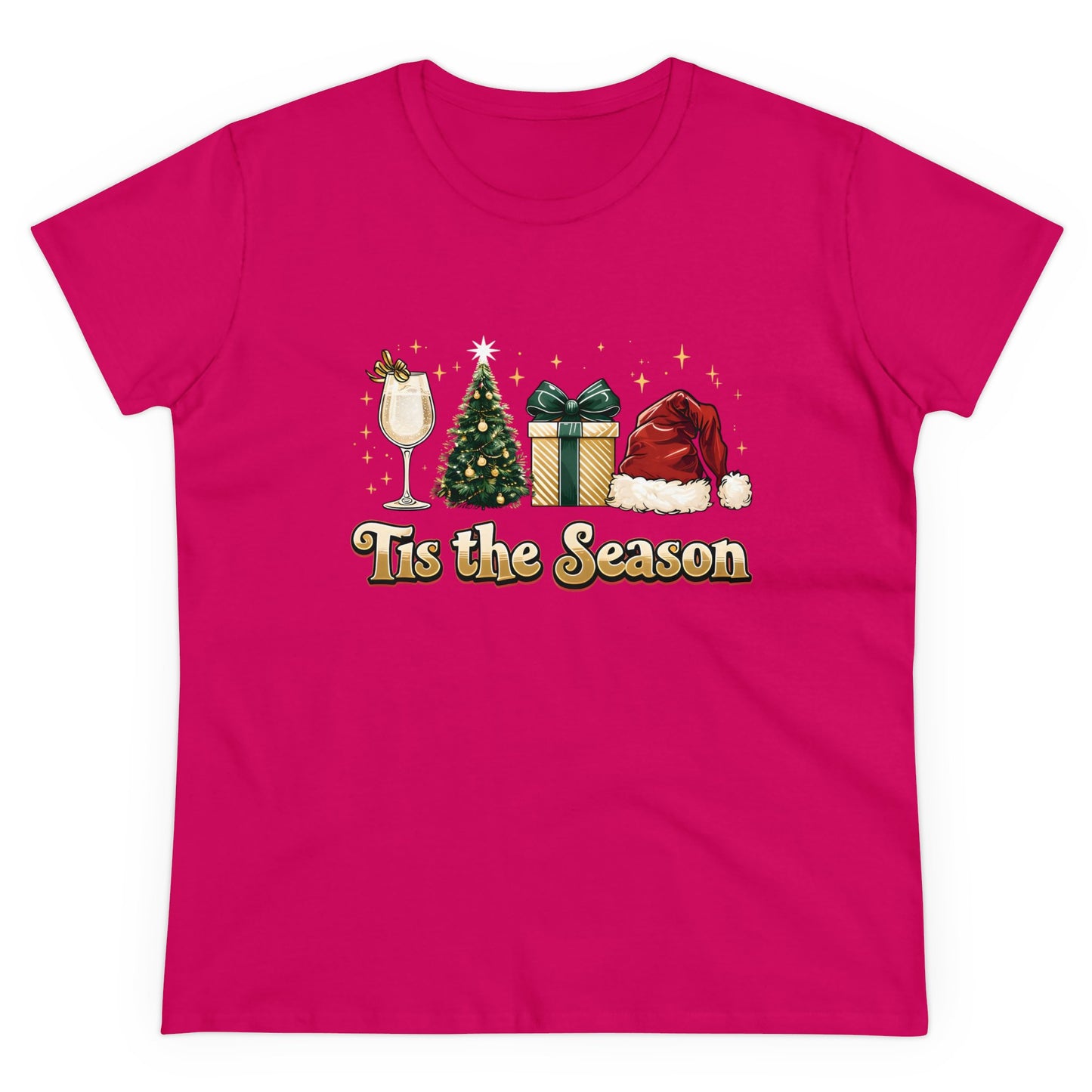 Christmas White Wine Tee