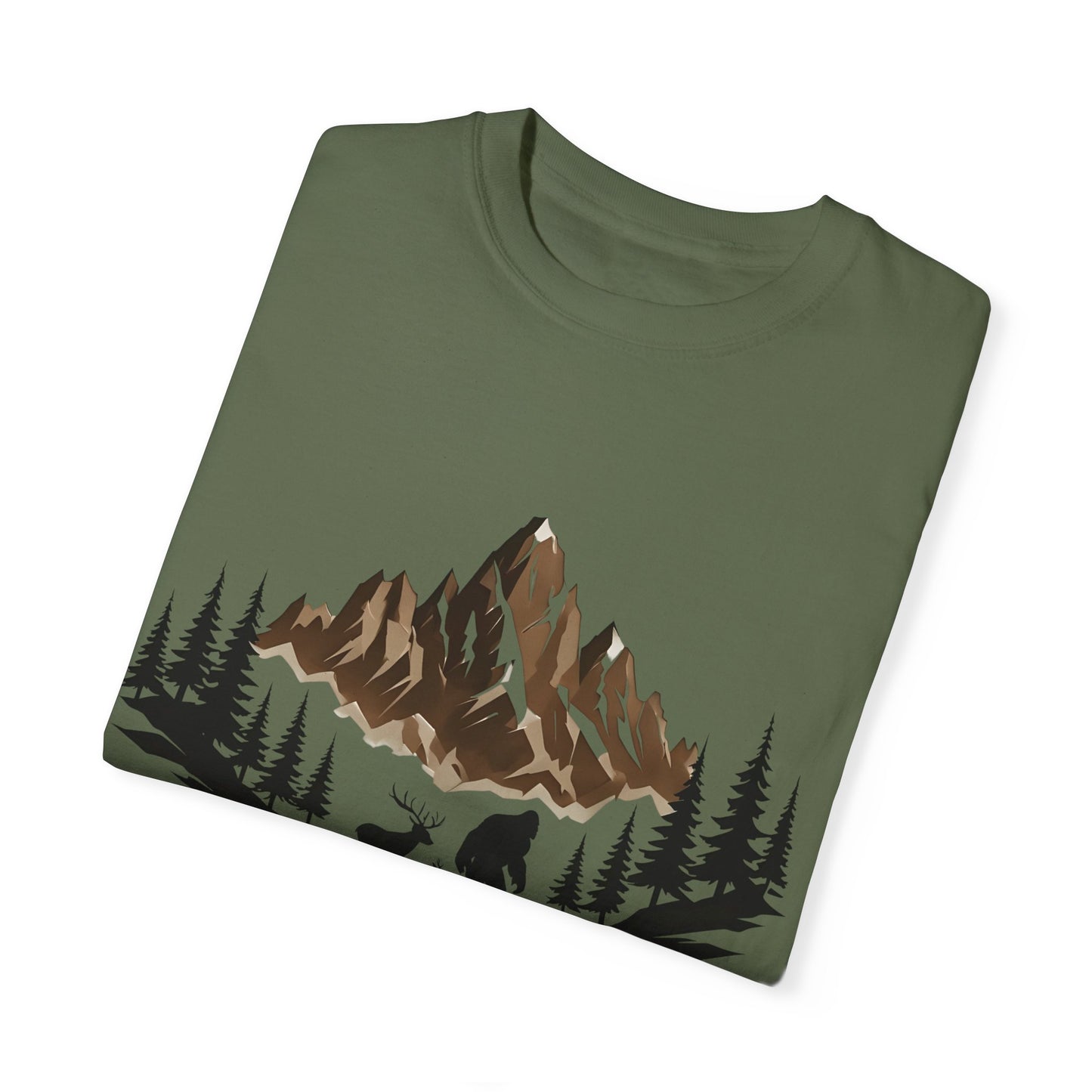 Yeti and Deer T-Shirt Design