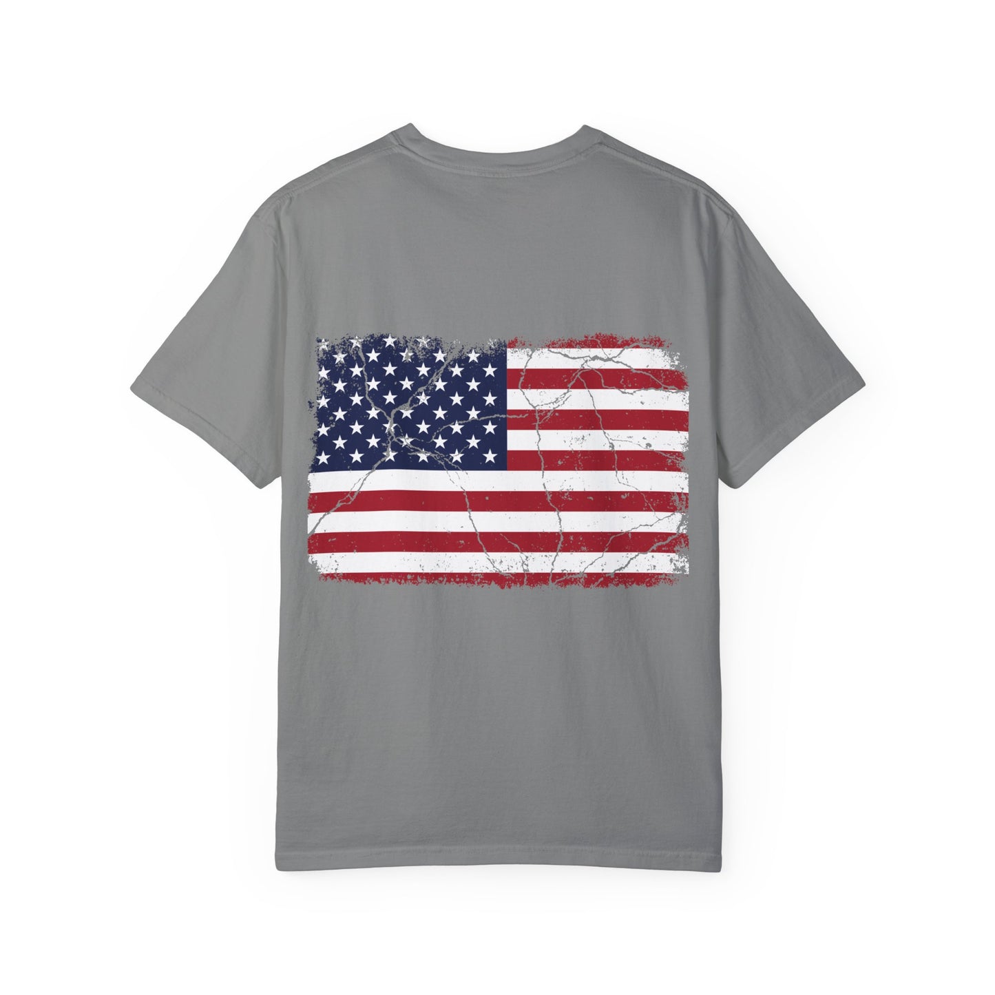 Distressed US Flag Patriotic Tee