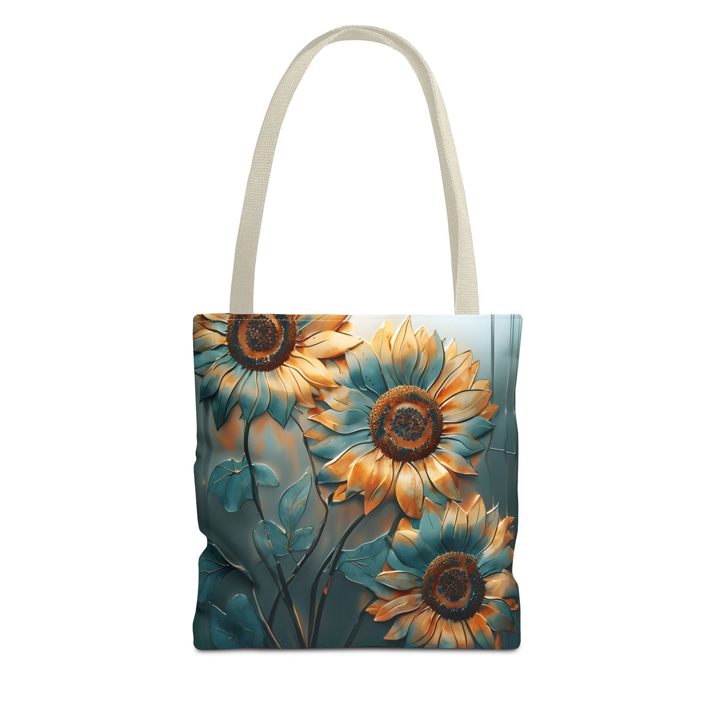 Blue Sunflower Tote Bag