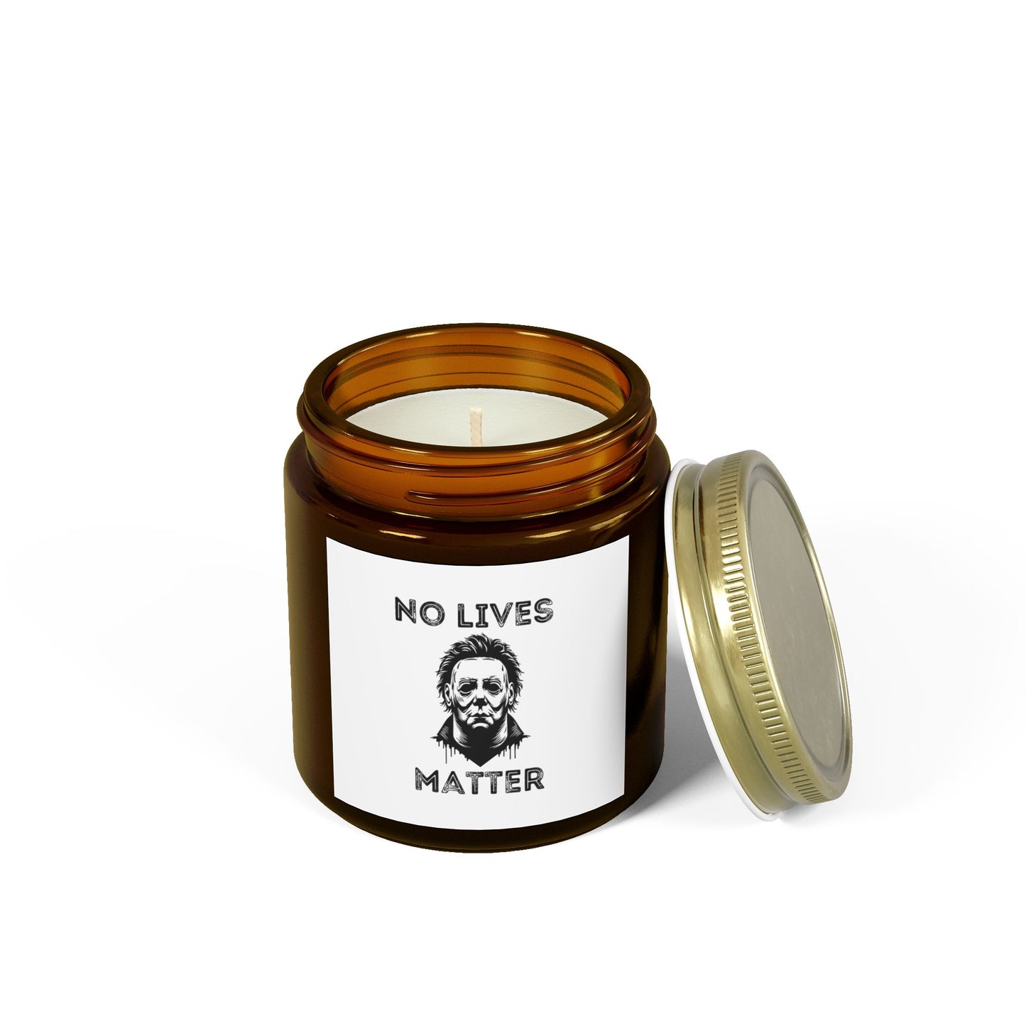 No Lives Matter Scented Candle Gift for Home, Relaxation, Halloween Decor, Aromatherapy Candle, Gift for Friends