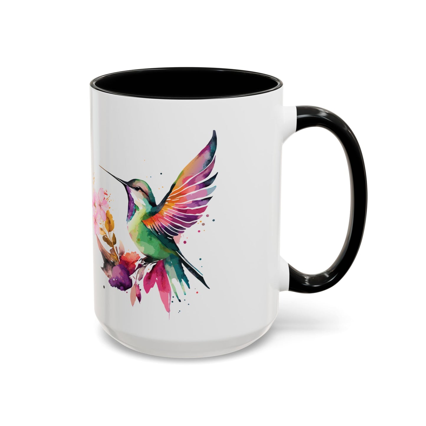 Coffee Mug - Waterflower Hummingbird  Design