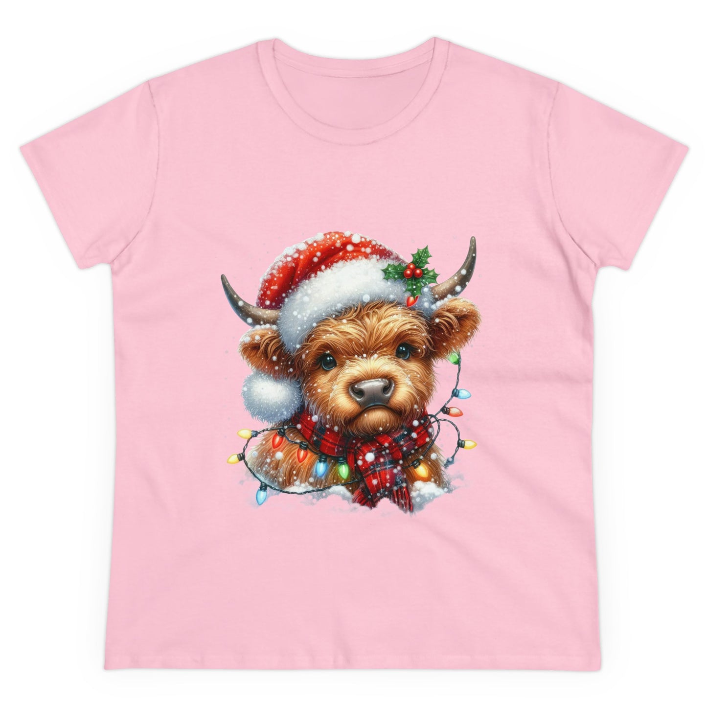 Highlands Christmas Cow T-Shirt