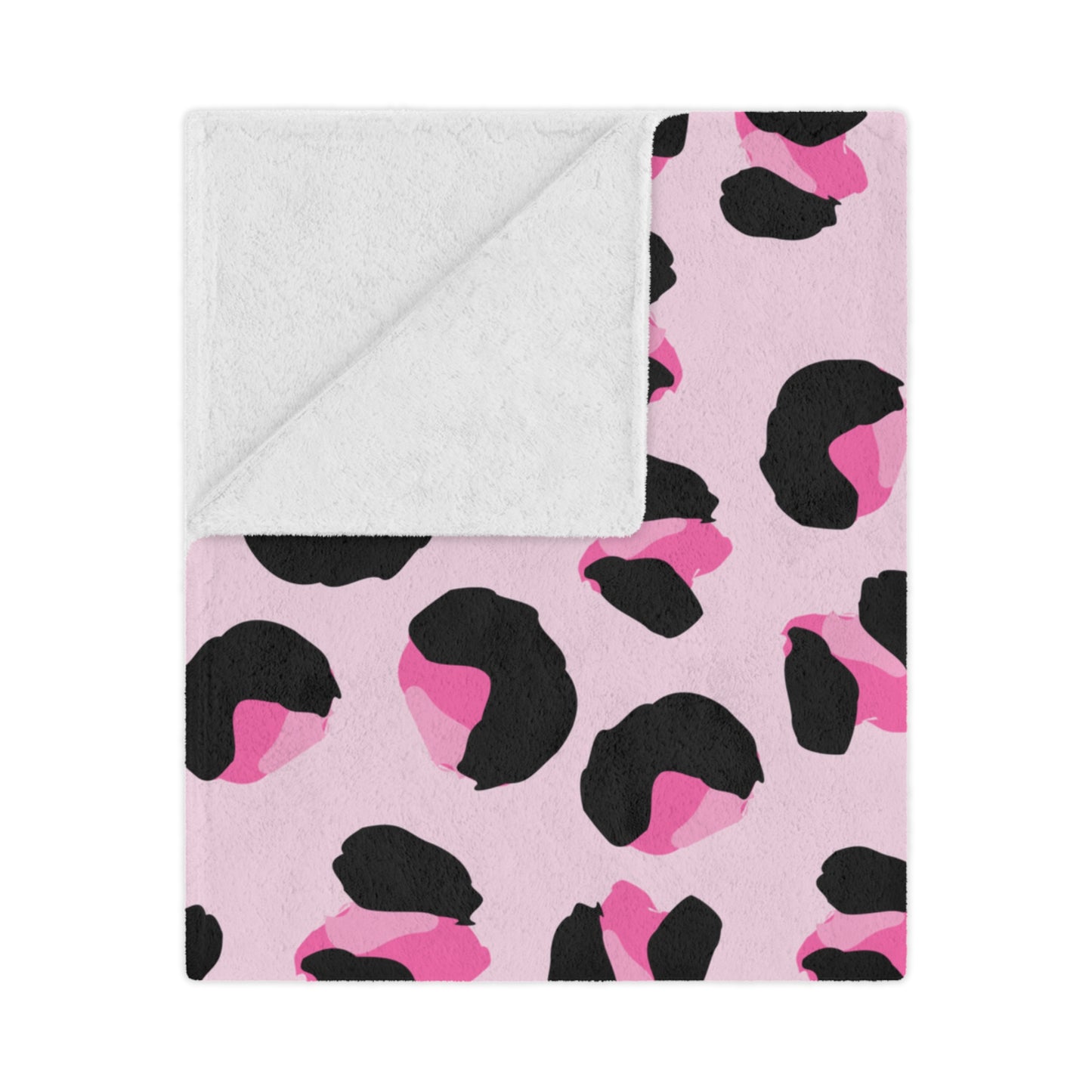 Pink Leopard Minky Blanket - Cozy Throw Blanket for Home Decor, Soft Fleece Bedding, Animal Print Nursery Decor, Gift for Her, Luxury Sofa
