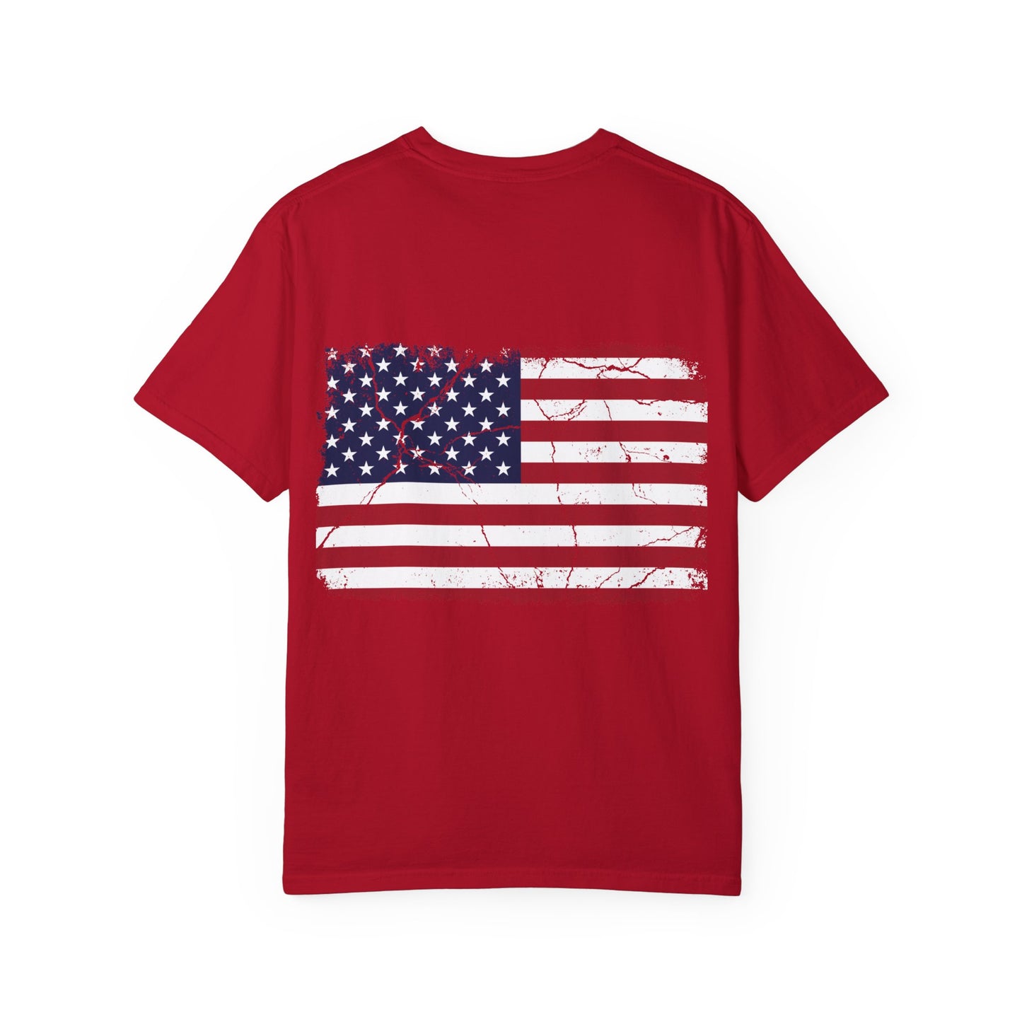 Distressed US Flag Patriotic Tee