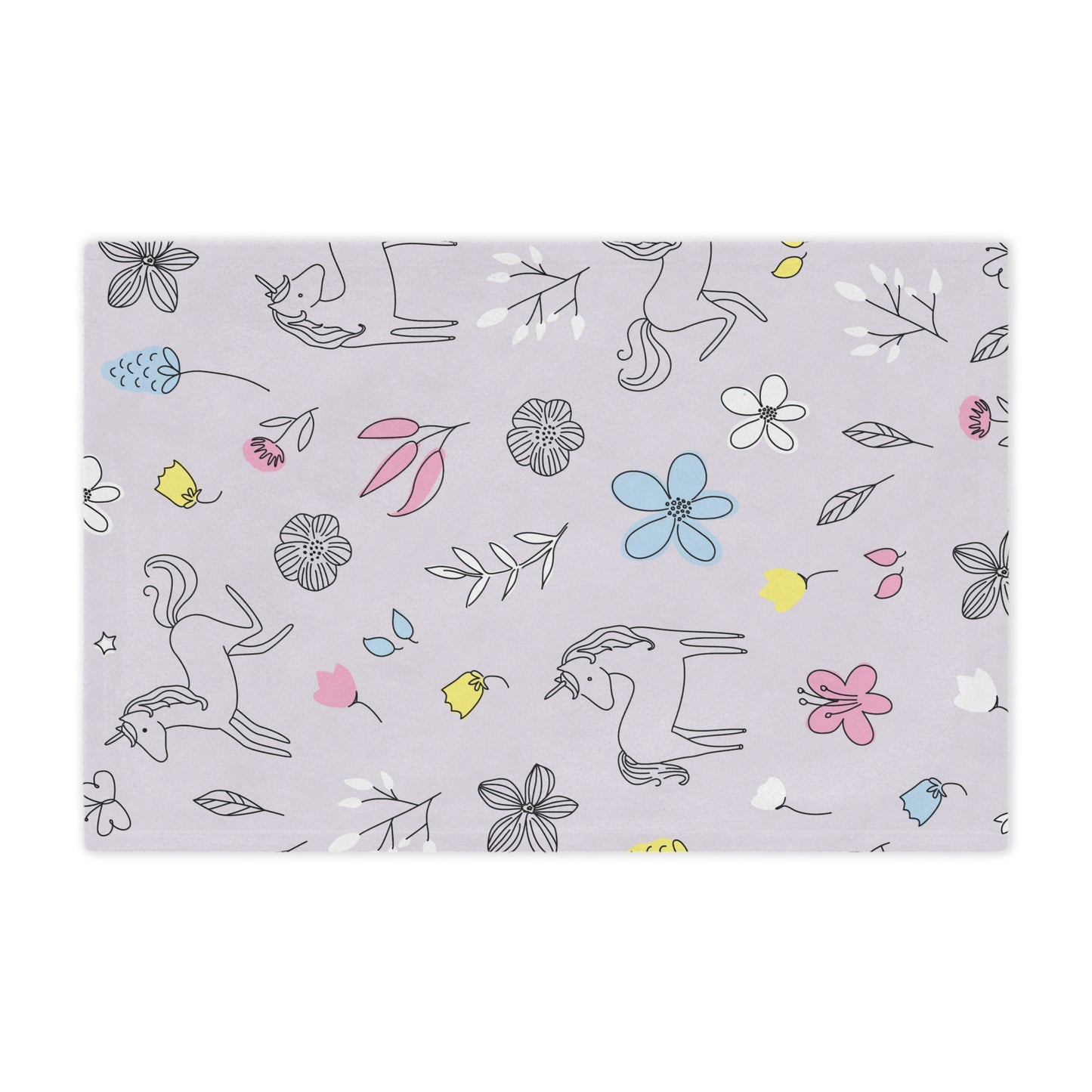 Whimsical Unicorn Minky Blanket | Cozy Throw for Kids, Nursery Decor, Gift for Baby Shower, Soft Blanket for Playtime