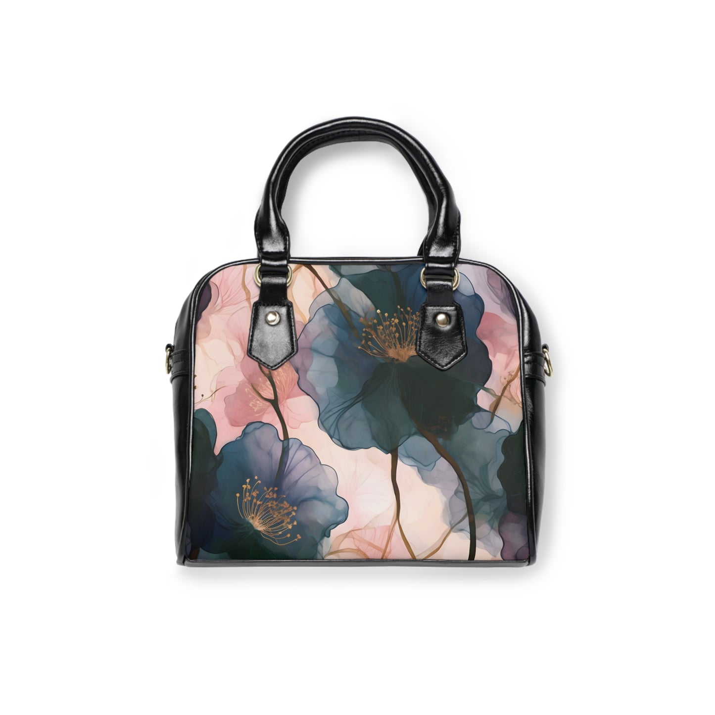 Vibrant Floral Shoulder Handbag