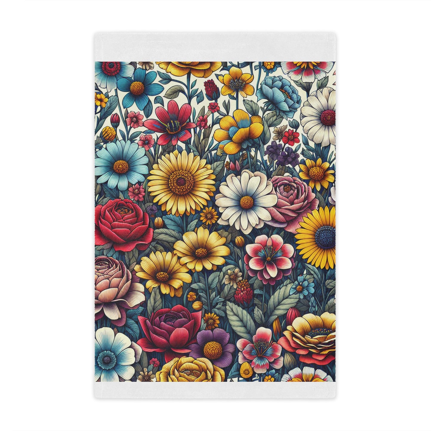 Floral Blanket, Throw Blanket, Home Decor, Cozy Blanket, Flower Pattern, Gift for Her