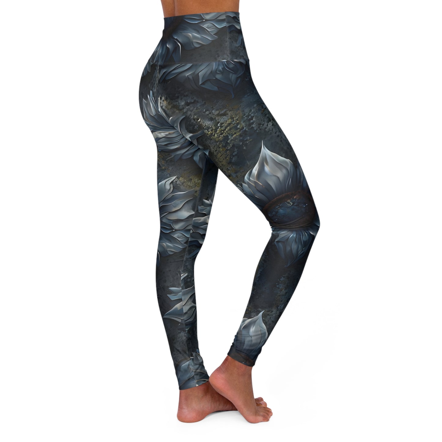 Blue Sunflower Leggings