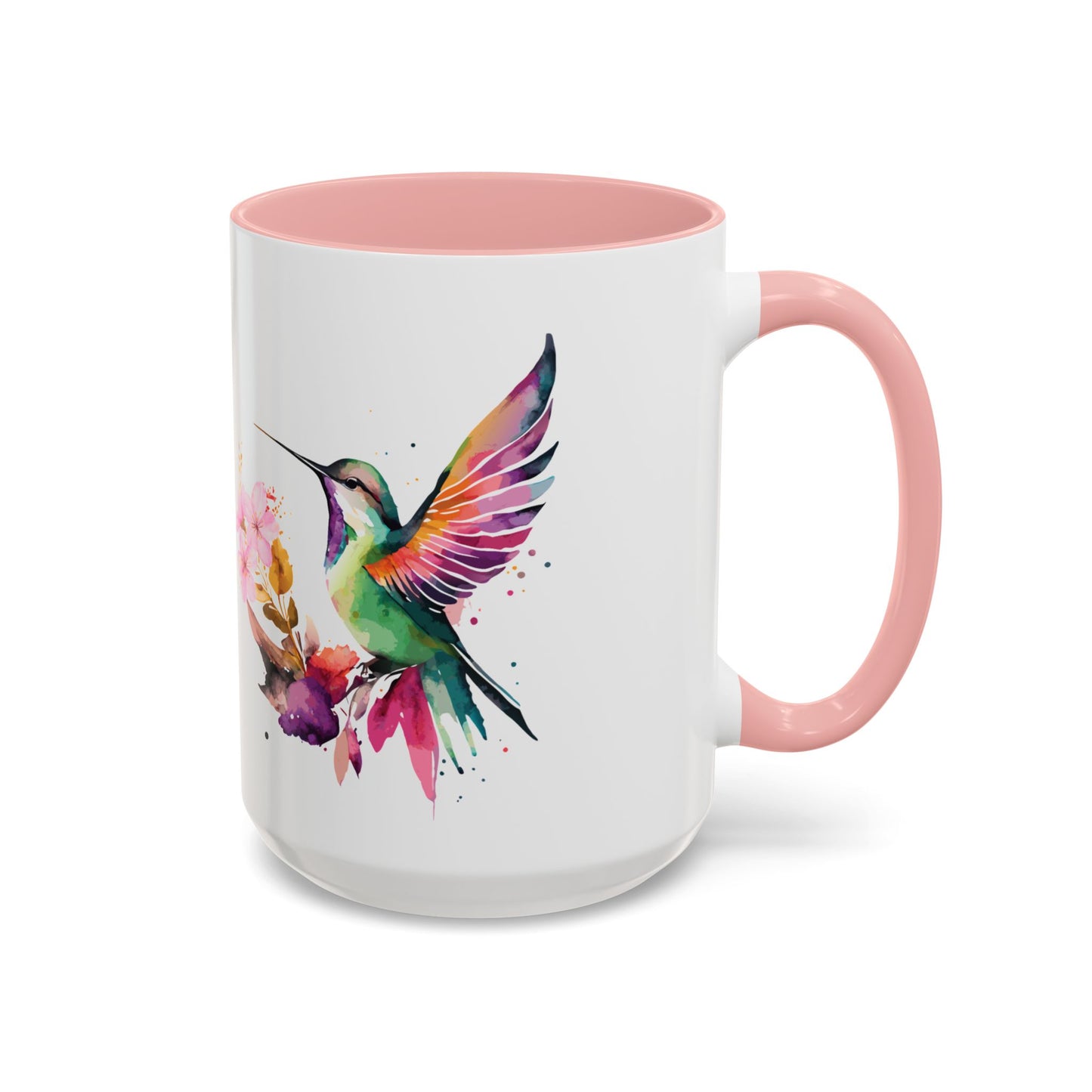 Coffee Mug - Waterflower Hummingbird  Design