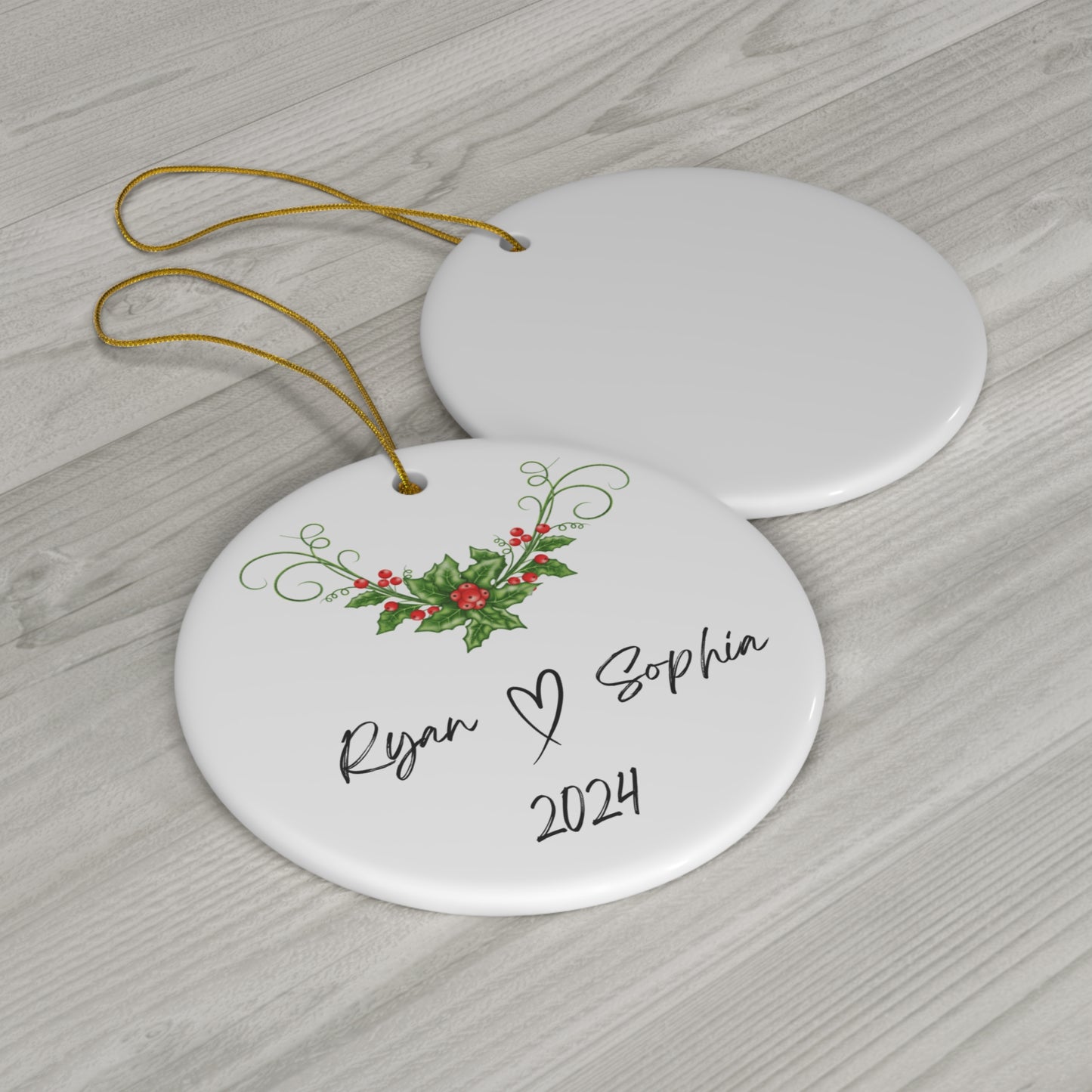 Personalized Ceramic Ornament