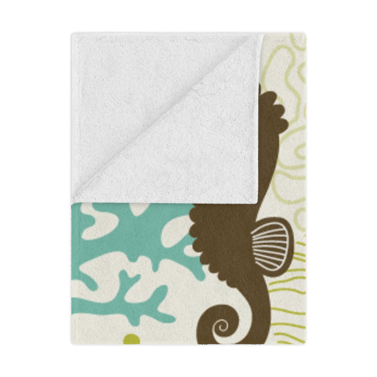 Minky Blanket - Colorful Ocean Animal Design, Perfect for Kids, Nurseries, Great Gifts for Baby Showers, Birthdays