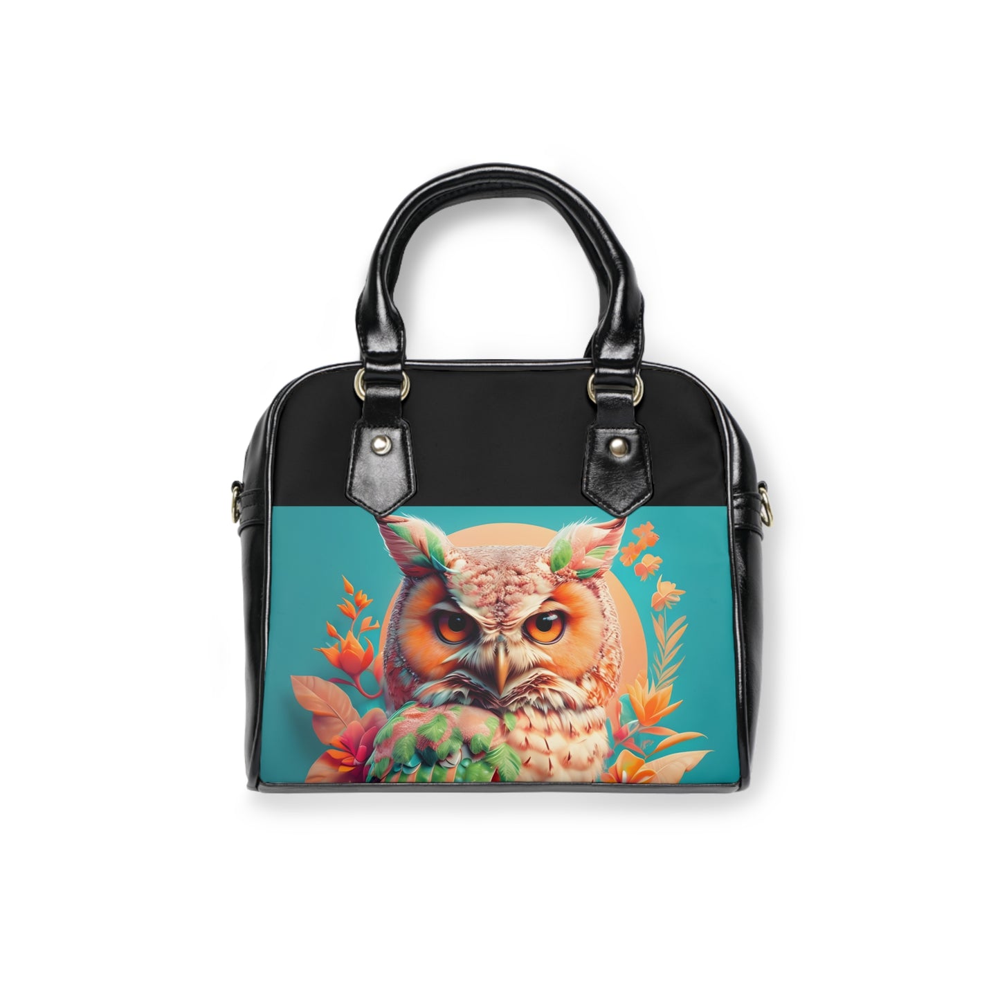 Vibrant Owl Handbag