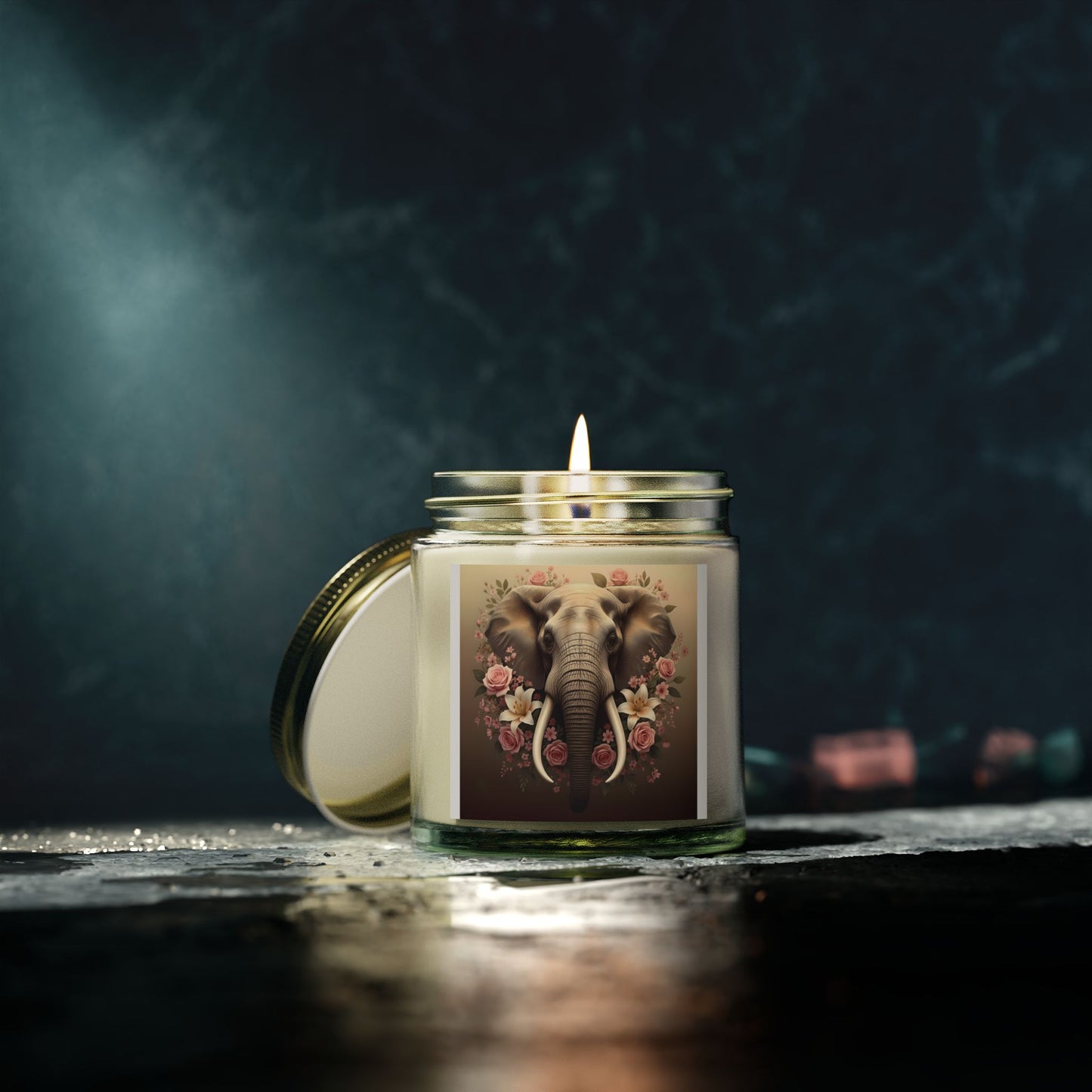Scented Candle Elephant Design