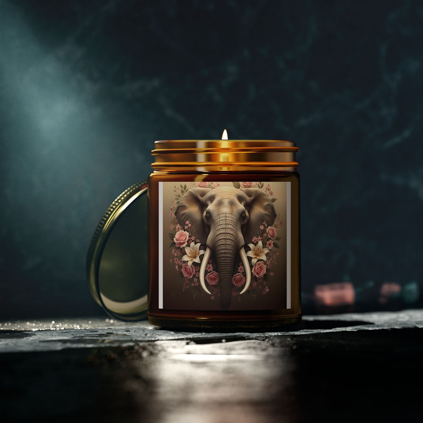 Scented Candle Elephant Design