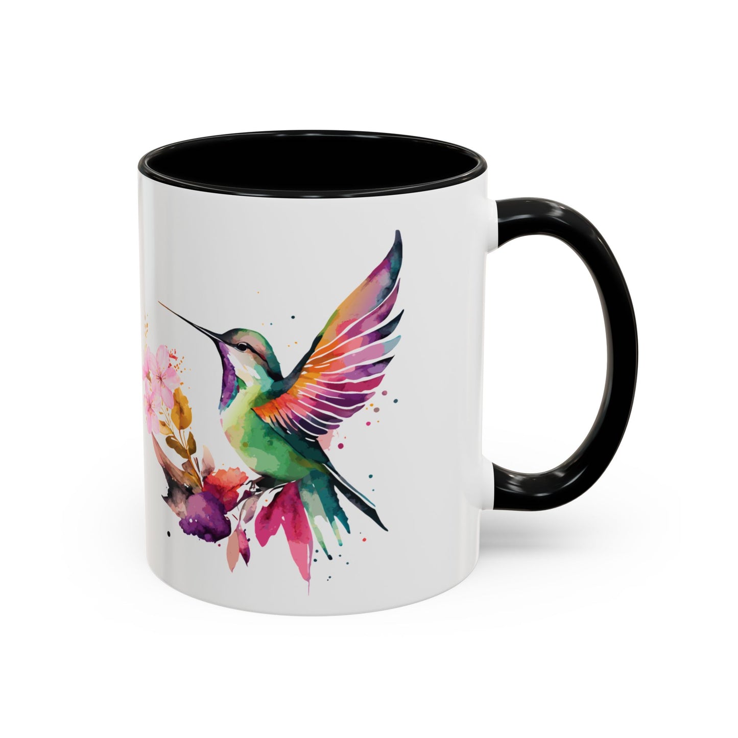 Coffee Mug - Waterflower Hummingbird  Design