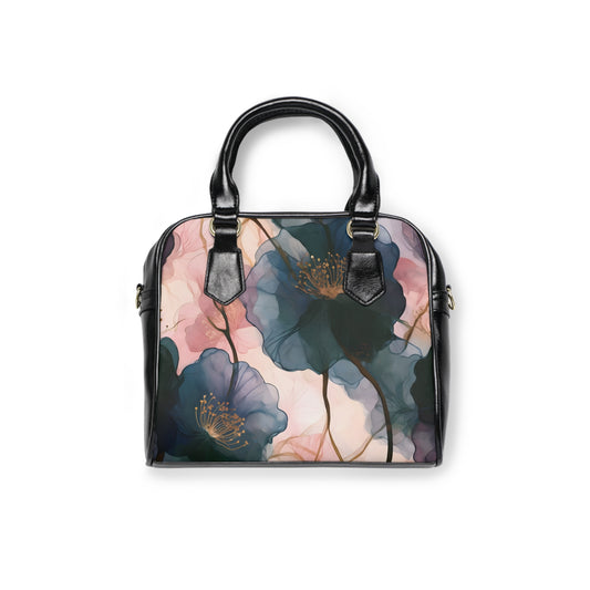 Vibrant Floral Shoulder Handbag