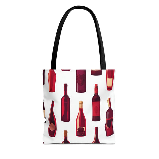 Wine Bottle Tote Bag