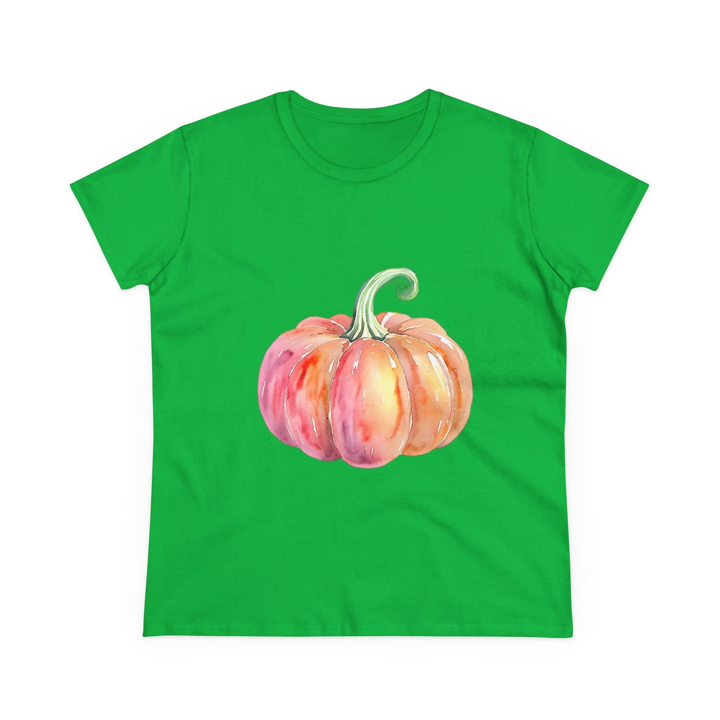 Watercolor Pumpkin Tee, Fall Shirt, Autumn Fashion, Harvest Top, Halloween Outfit, Thanksgiving Gift