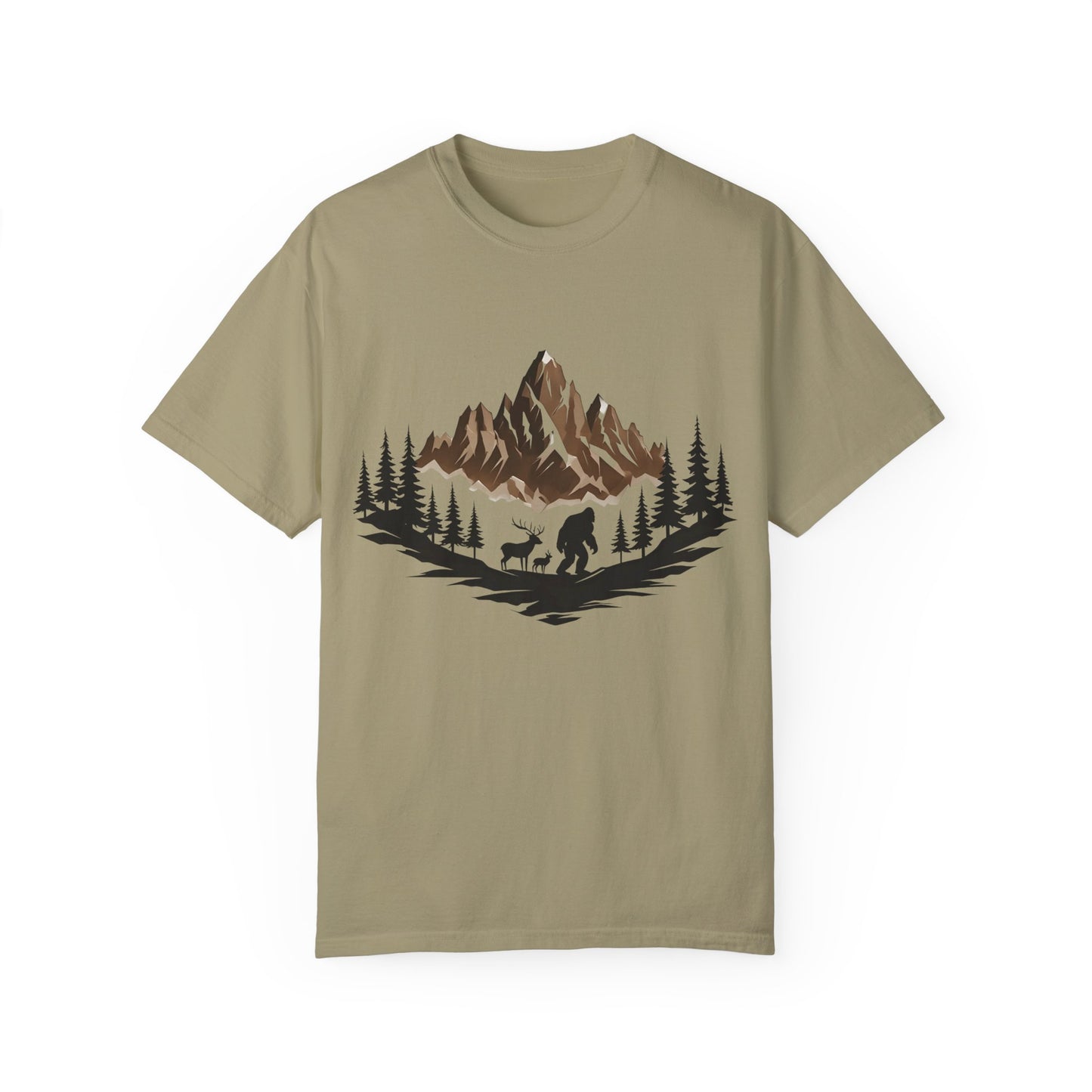 Yeti and Deer T-Shirt Design