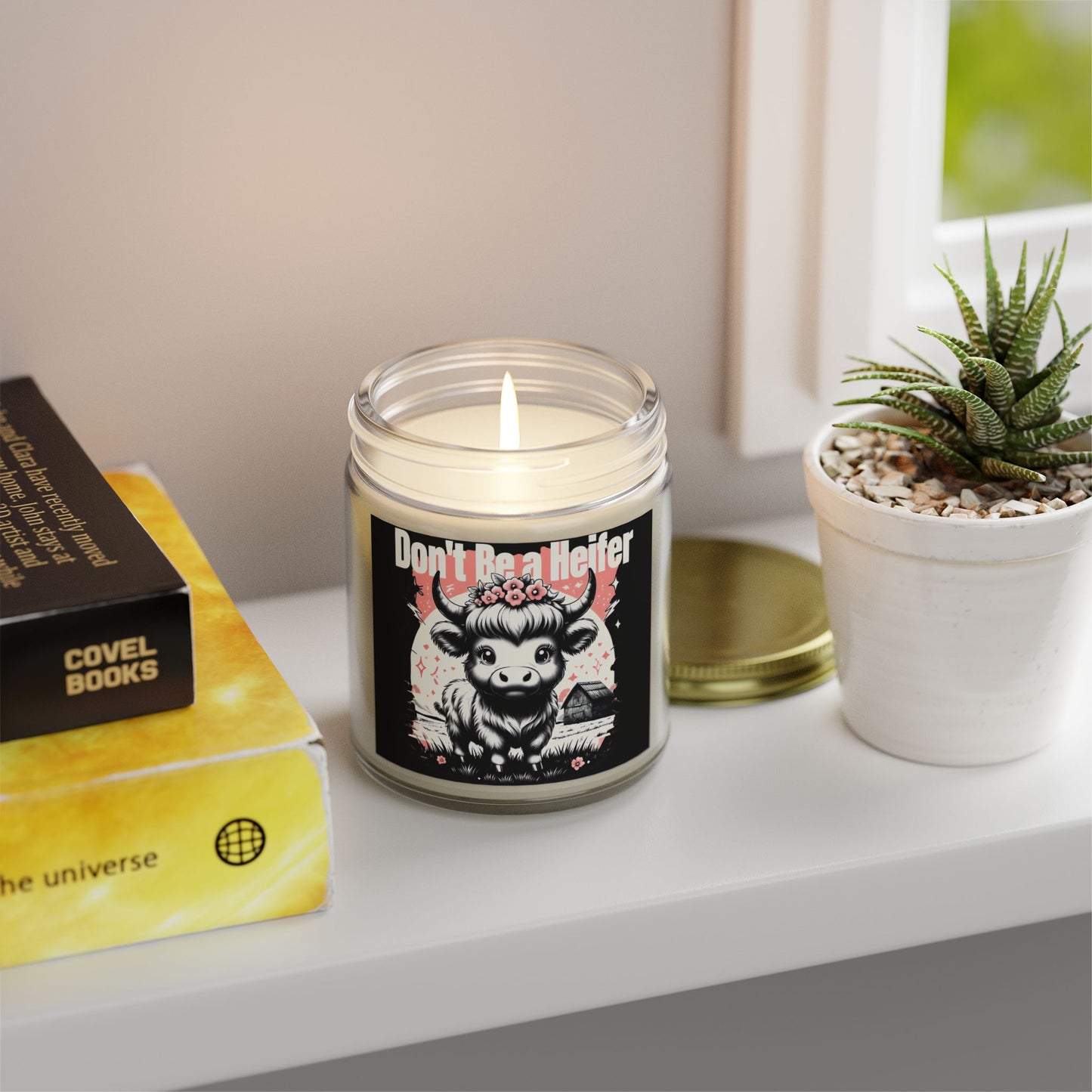 Highland Cow Don't Be a Heifer Soy Candle