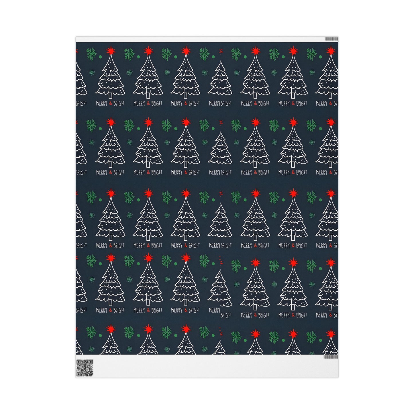 Merry and Bright Christmas Wrapping Papers