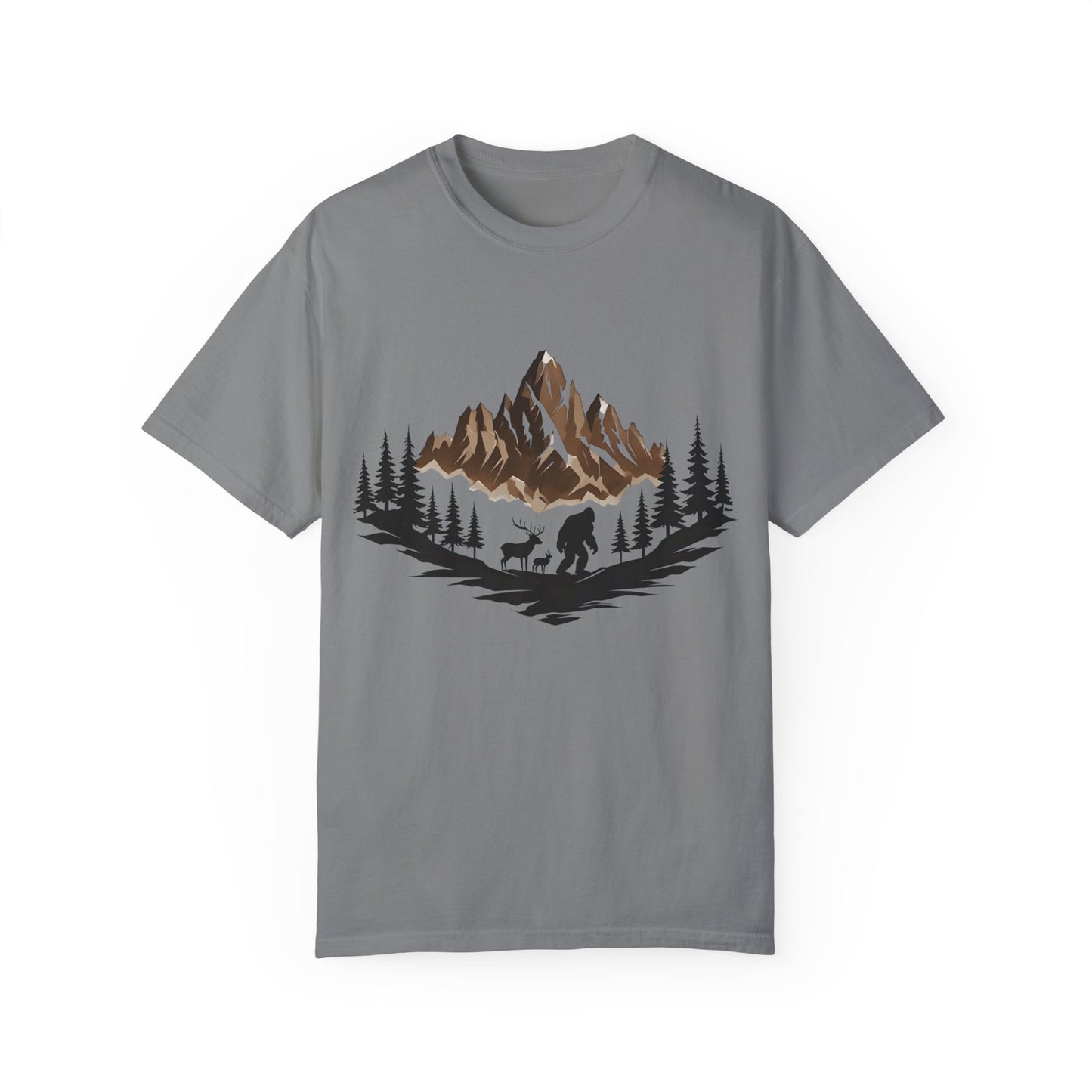 Yeti and Deer T-Shirt Design